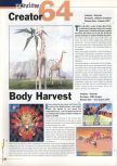 Scan of the preview of Body Harvest published in the magazine 64 Extreme 3, page 1