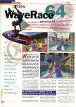 Scan of the review of Wave Race 64 published in the magazine 64 Extreme 4, page 1