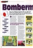Scan of the review of Bomberman 64 published in the magazine 64 Extreme 8, page 1