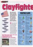 Scan du test de ClayFighter 63 1/3 paru dans le magazine 64 Extreme 8, page 1