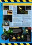 Scan of the walkthrough of Conker's Bad Fur Day published in the magazine N64 55, page 5