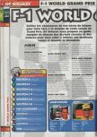 Scan of the walkthrough of F-1 World Grand Prix published in the magazine 64 Soluces 4, page 1