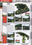 Scan of the walkthrough of F-1 World Grand Prix published in the magazine 64 Soluces 4, page 8