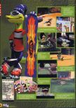 Scan of the review of Gex 3: Deep Cover Gecko published in the magazine X64 23, page 1