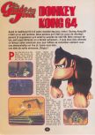 Scan of the preview of Donkey Kong 64 published in the magazine 64 Player 7, page 1