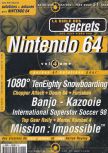 Magazine cover scan La bible des secrets Nintendo 64  4