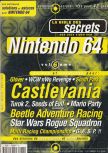 Scan de la couverture du magazine La bible des secrets Nintendo 64  6
