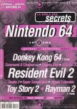 Scan de la couverture du magazine La bible des secrets Nintendo 64  8