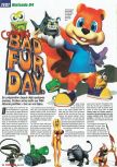 Scan of the review of Conker's Bad Fur Day published in the magazine Screen Fun 07, page 1
