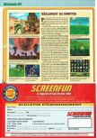 Scan of the walkthrough of The Legend Of Zelda: Majora's Mask published in the magazine Screen Fun 07, page 3
