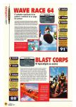 Scan of the review of Wave Race 64 published in the magazine Magazine 64 01, page 1