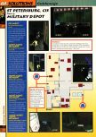 Scan of the walkthrough of Goldeneye 007 published in the magazine 64 Solutions 02, page 25