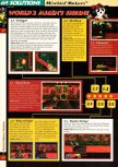 Scan of the walkthrough of Mischief Makers published in the magazine 64 Solutions 02, page 3