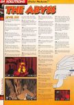 Scan of the walkthrough of  published in the magazine 64 Solutions 03, page 11