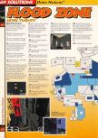Scan of the walkthrough of Duke Nukem 64 published in the magazine 64 Solutions 03, page 35