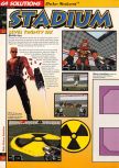 Scan of the walkthrough of Duke Nukem 64 published in the magazine 64 Solutions 03, page 47