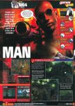 Scan of the review of Shadow Man published in the magazine Games World 01, page 2