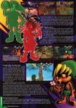 Scan of the preview of The Legend Of Zelda: Majora's Mask published in the magazine Game Fan 83, page 3