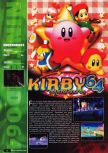 Scan of the review of Kirby 64: The Crystal Shards published in the magazine Game Fan 83, page 1