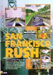 Scan of the review of San Francisco Rush published in the magazine Magazine 64 02, page 1