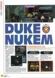 Scan of the review of Duke Nukem 64 published in the magazine Magazine 64 02, page 1