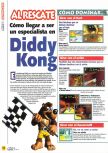 Scan of the walkthrough of Diddy Kong Racing published in the magazine Magazine 64 02, page 1