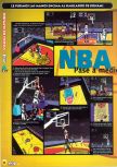 Scan of the preview of NBA Pro 98 published in the magazine Magazine 64 03, page 8