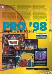 Scan of the preview of NBA Pro 98 published in the magazine Magazine 64 03, page 8