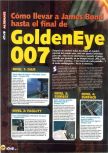 Scan of the walkthrough of Goldeneye 007 published in the magazine Magazine 64 03, page 1