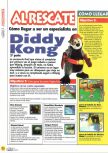 Scan of the walkthrough of Diddy Kong Racing published in the magazine Magazine 64 03, page 1