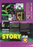 Scan of the review of Yoshi's Story published in the magazine Magazine 64 04, page 2