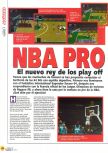 Scan of the review of NBA Pro 98 published in the magazine Magazine 64 04, page 1