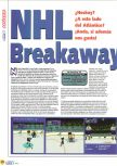Scan du test de NHL Breakaway 98 paru dans le magazine Magazine 64 04, page 1