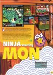 Scan of the review of Mystical Ninja Starring Goemon published in the magazine Magazine 64 05, page 2