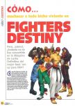 Scan of the walkthrough of Fighters Destiny published in the magazine Magazine 64 05, page 1