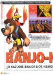 Scan of the preview of Banjo-Kazooie published in the magazine Magazine 64 06, page 1