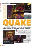 Scan du test de Quake paru dans le magazine Magazine 64 06, page 1