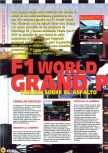 Scan of the preview of F-1 World Grand Prix published in the magazine Magazine 64 09, page 7