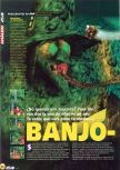 Scan of the review of Banjo-Kazooie published in the magazine Magazine 64 09, page 1