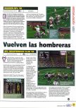 Scan of the preview of Madden NFL 99 published in the magazine Magazine 64 09, page 9