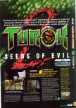 Scan of the preview of Turok 2: Seeds Of Evil published in the magazine Magazine 64 10, page 14