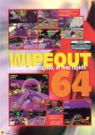 Scan of the preview of WipeOut 64 published in the magazine Magazine 64 10, page 1