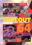 Scan of the preview of WipeOut 64 published in the magazine Magazine 64 10, page 16