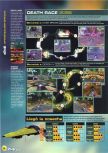 Scan of the preview of WipeOut 64 published in the magazine Magazine 64 11, page 10