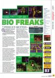 Scan du test de Bio F.R.E.A.K.S. paru dans le magazine Magazine 64 11, page 1