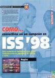 Scan de la soluce de International Superstar Soccer 98 paru dans le magazine Magazine 64 12, page 1