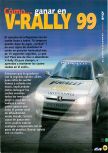 Scan of the walkthrough of V-Rally Edition 99 published in the magazine Magazine 64 14, page 1
