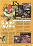 Scan of the preview of Ogre Battle 64: Person of Lordly Caliber published in the magazine Magazine 64 15, page 5