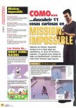 Scan of the walkthrough of Mission: Impossible published in the magazine Magazine 64 15, page 1