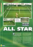 Scan of the preview of All Star Tennis 99 published in the magazine Magazine 64 16, page 1
